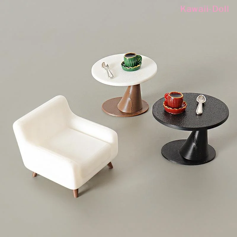 

[DO]3/4Pcs Dollhouse Miniature Table Sofa Juice Mini Model Decorative Scene DIY Handmade Coffee Cup Ornament Accessories[DO]