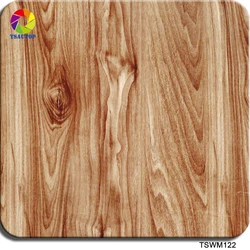 TSAUTOP 0.5mX2m/10m TSWM122 Wood Design Water Transfer Film Hydrographics Printing Film For Car