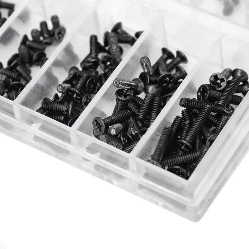 500pcs 18 Tipos Laptop Notebook Parafusos Set Substituição Computador Montar Reparação Parafusos Fastener Set para Reparação Sunglass Telefone