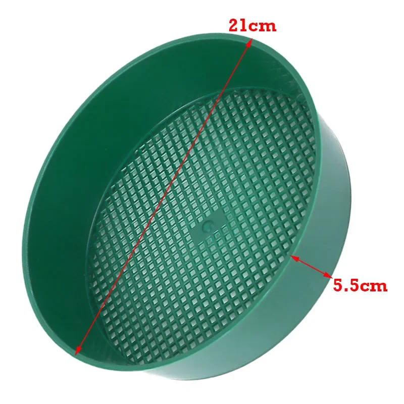 Garden Soil Sieve Plastic Filter Screen Flower Pots Cultivation Filterate Soil Stone Sieve Gardening Sifting Tool Hand Tools