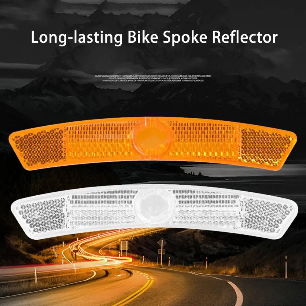 1 Set Bike Spoke Reflector Honeycomb DesignWheel Rim Bicycle Spoke Reflector Snap Fastening Double Reflective Spoke Reflector