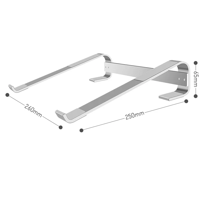 Aluminium ergonomische tragbare Laptop-Ständer Riser Tisch Schreibtisch Büro Computer Schreibtisch