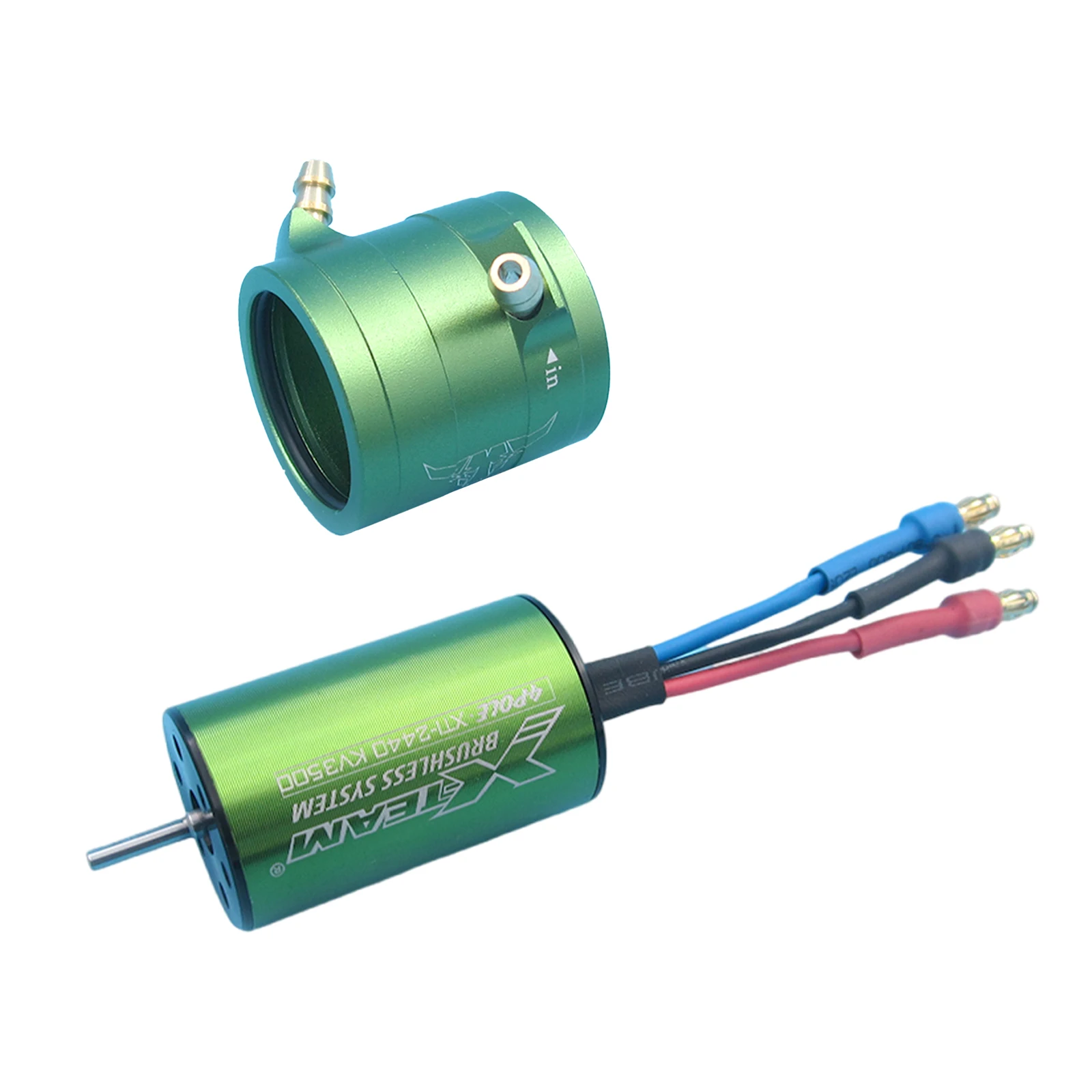 2440 KV3500 Brushless Motor + D24mm Water Cooling Jacket for RC Boat Jet Marine upgrade parts for RC models