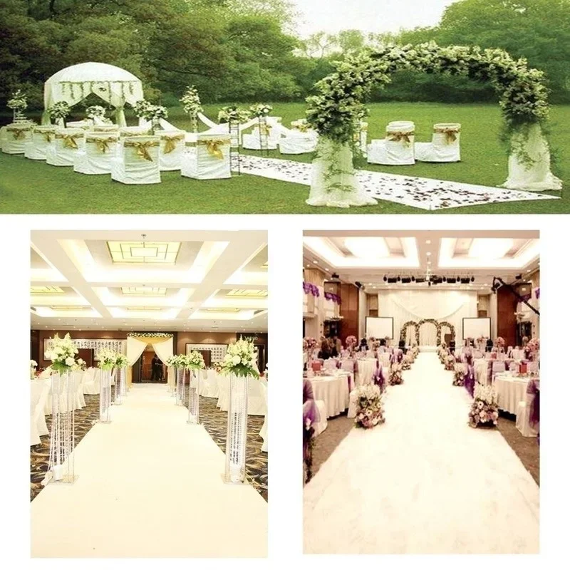 Hochzeitsteppich, exquisit, hochwertig und stimmungsvoll, Hochzeits-Gangläufer-Teppich, roter Teppich, für drinnen und draußen, Hochzeitsteppich, Party – Detail 9