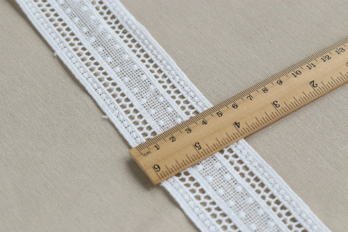 Width:5cm (2 inch) Cute Dot Design Cotton Lace for Garment Sewing Lace Trims Trimmings Embroidery Lace(ss-6615)