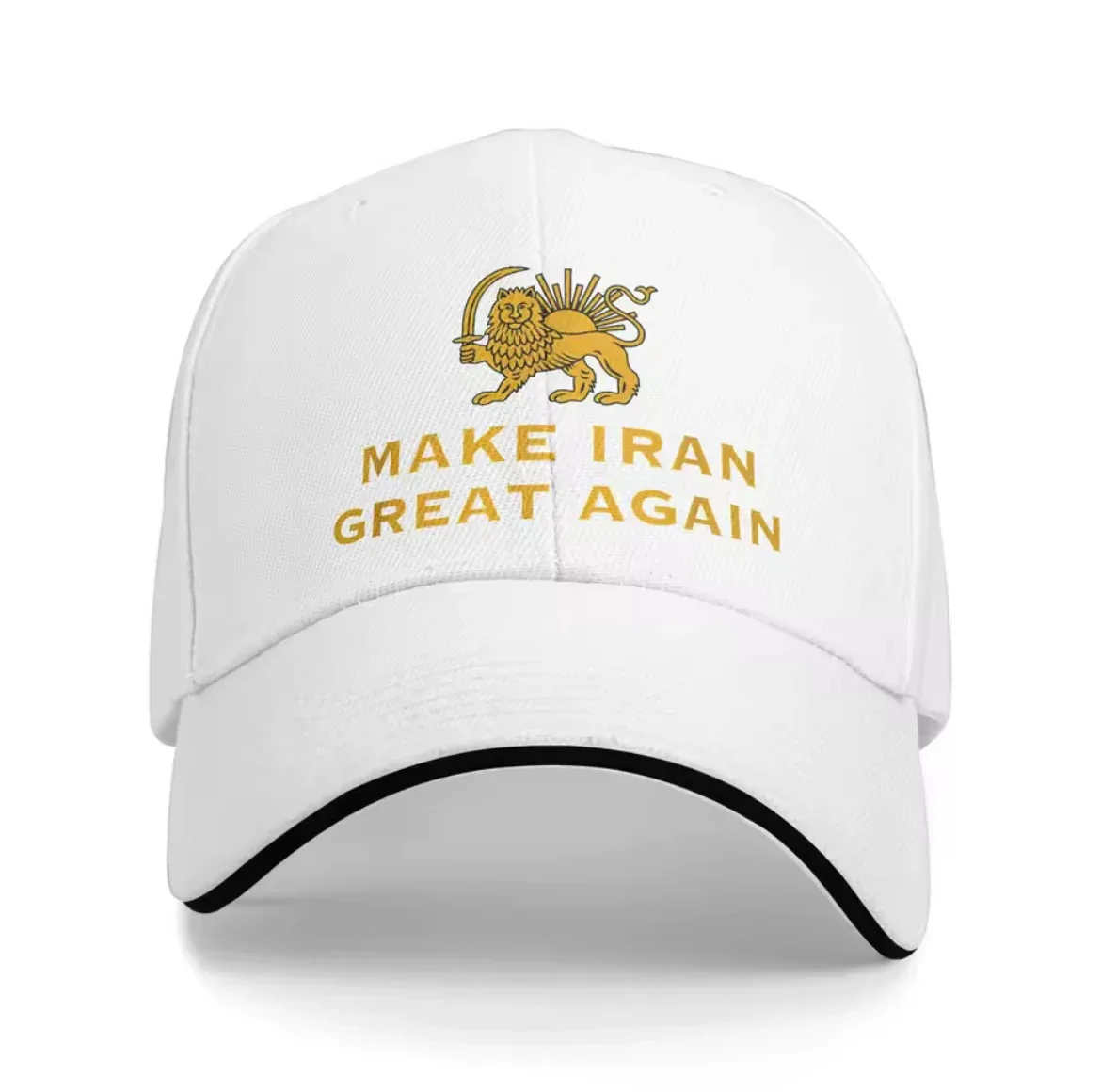 Maak Iran weer geweldig Baseball Cap Heren Dames Print Trucker Hat Zomer Y2k Retro Running Hippie Zonneklep Baseball Caps