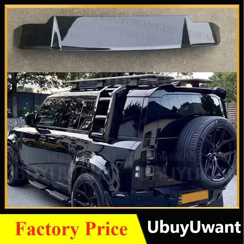 

New Design For LAND ROVER DEFEND 2020 2021 Spoiler High Quality ABS Materail Rear Roof Defender Spoiler Trunk Boot Lip Tail Wing