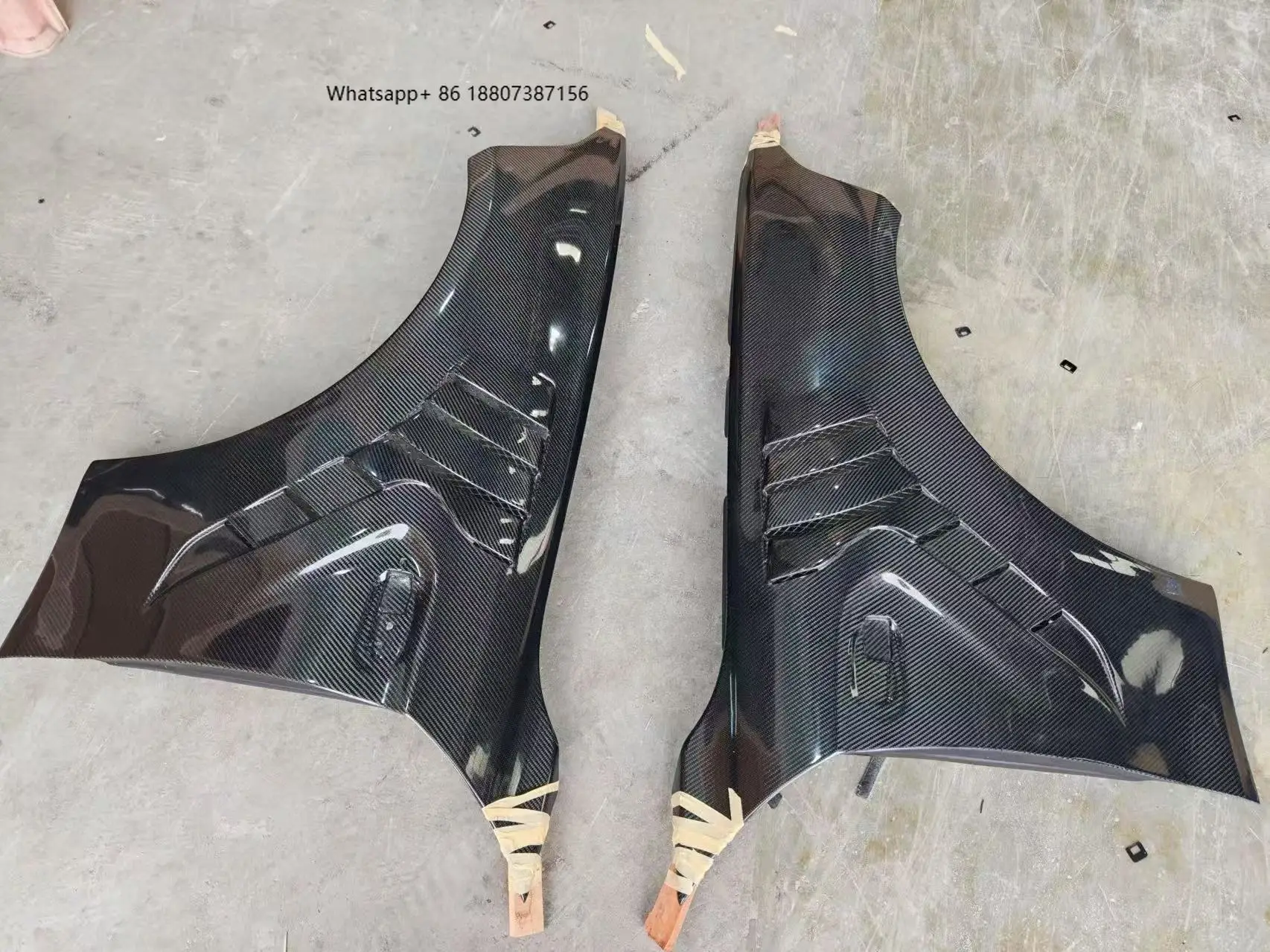 

New for M2 F87 Dry Carbon Fiber Bumper with Exhaust Cut-Outs-Bolt-On Retrofit Upgrade