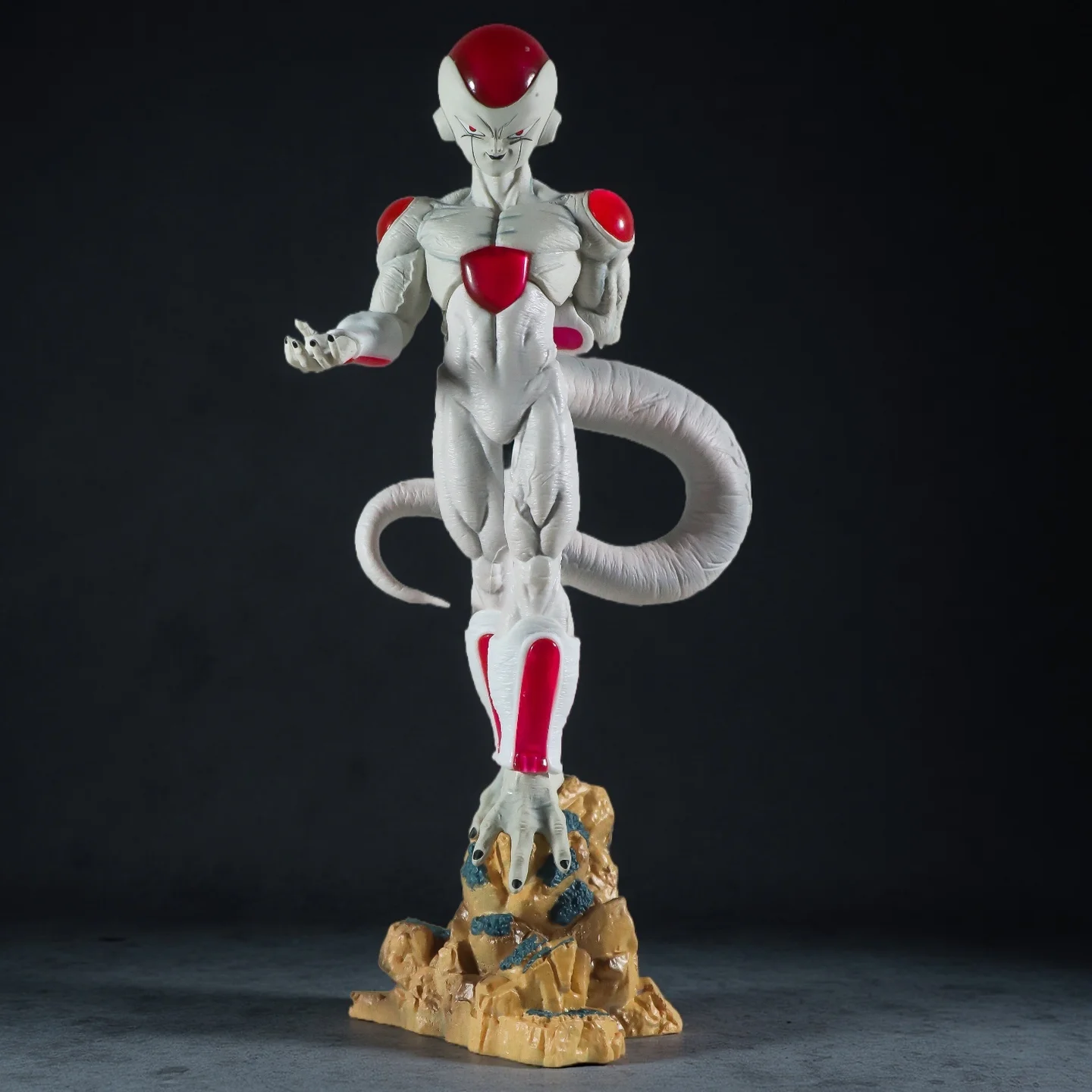 26 センチメートルドラゴンボール Z フィギュアフリーザ王アクション置物指電球最終形態フリーザ置物コレクションモデルおもちゃ人形