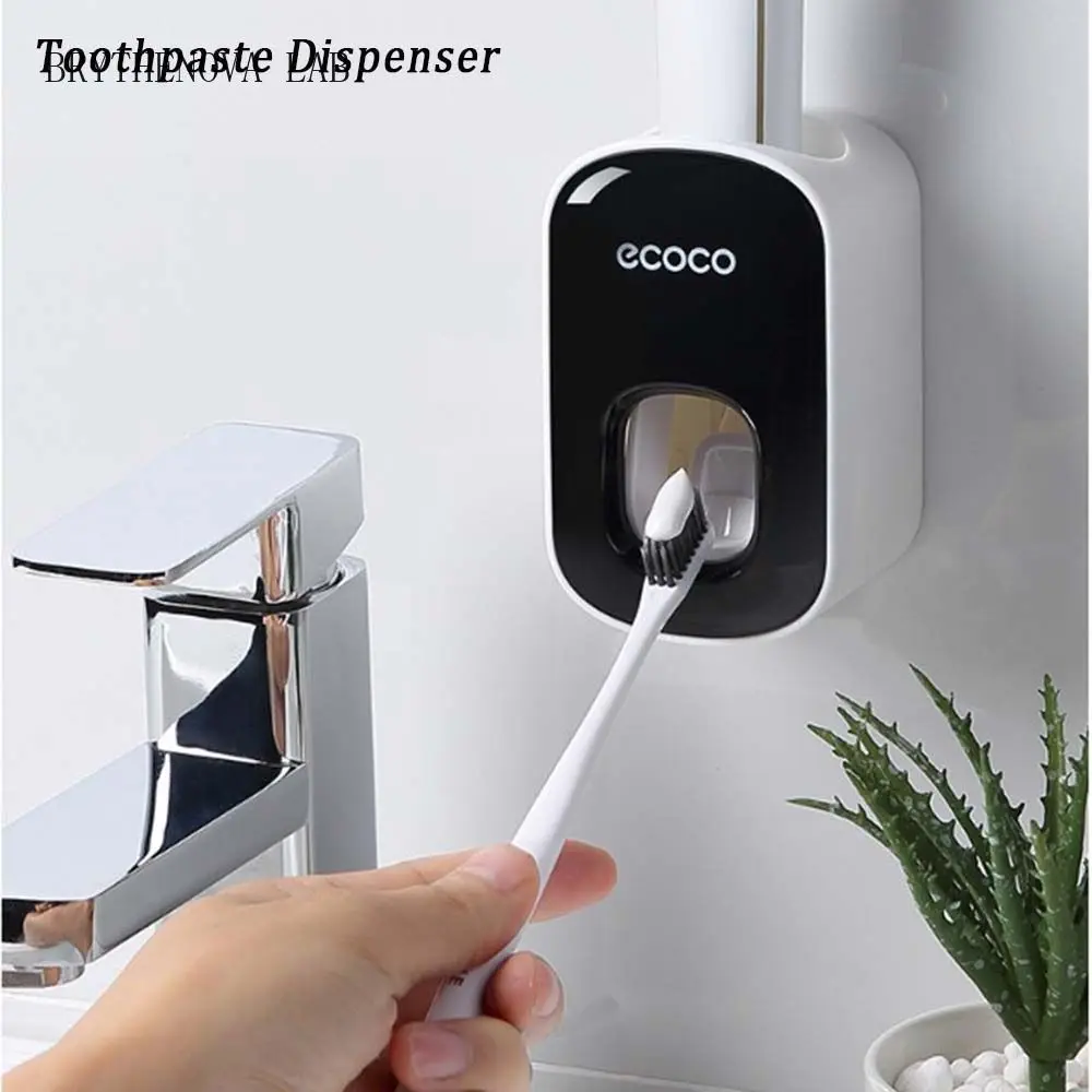 Multifunction Useful Automatic Wall Mount Lazy Toothpaste Bathroom Dispenser Accessories Toothbrush Holder Toothpaste Squeezer