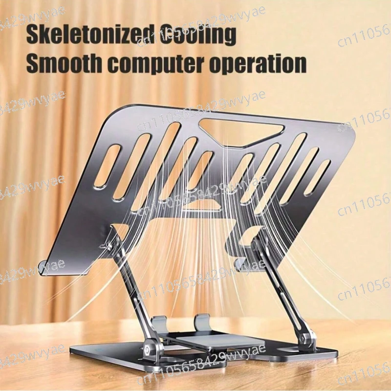 Portable Foldable Dual Axis Adjustable Height Stable Stand, Suitable for Mobile Phones, Laptops, and Tablets