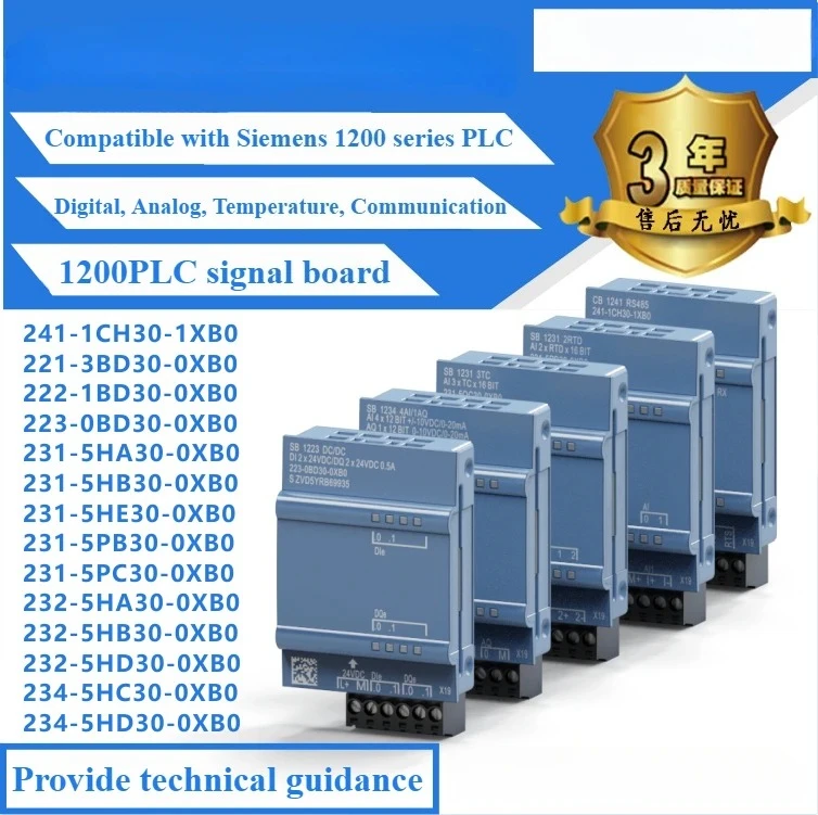 Compatible con la placa de señal PLC Siemens s7-1200, módulo de comunicación CB1241 RS485 241-1CH30-1XB0 234-5HD30-0XB0 241-1CH30-i485