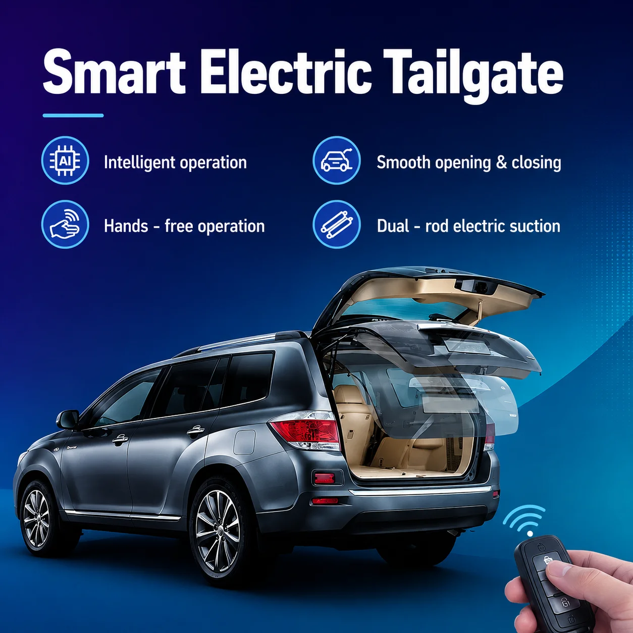 For Acura TSX Sport Wagon CW2 2008-2014 Electric Modified Tailgate Intelligent Height Automatic Lifting Key-Controlled