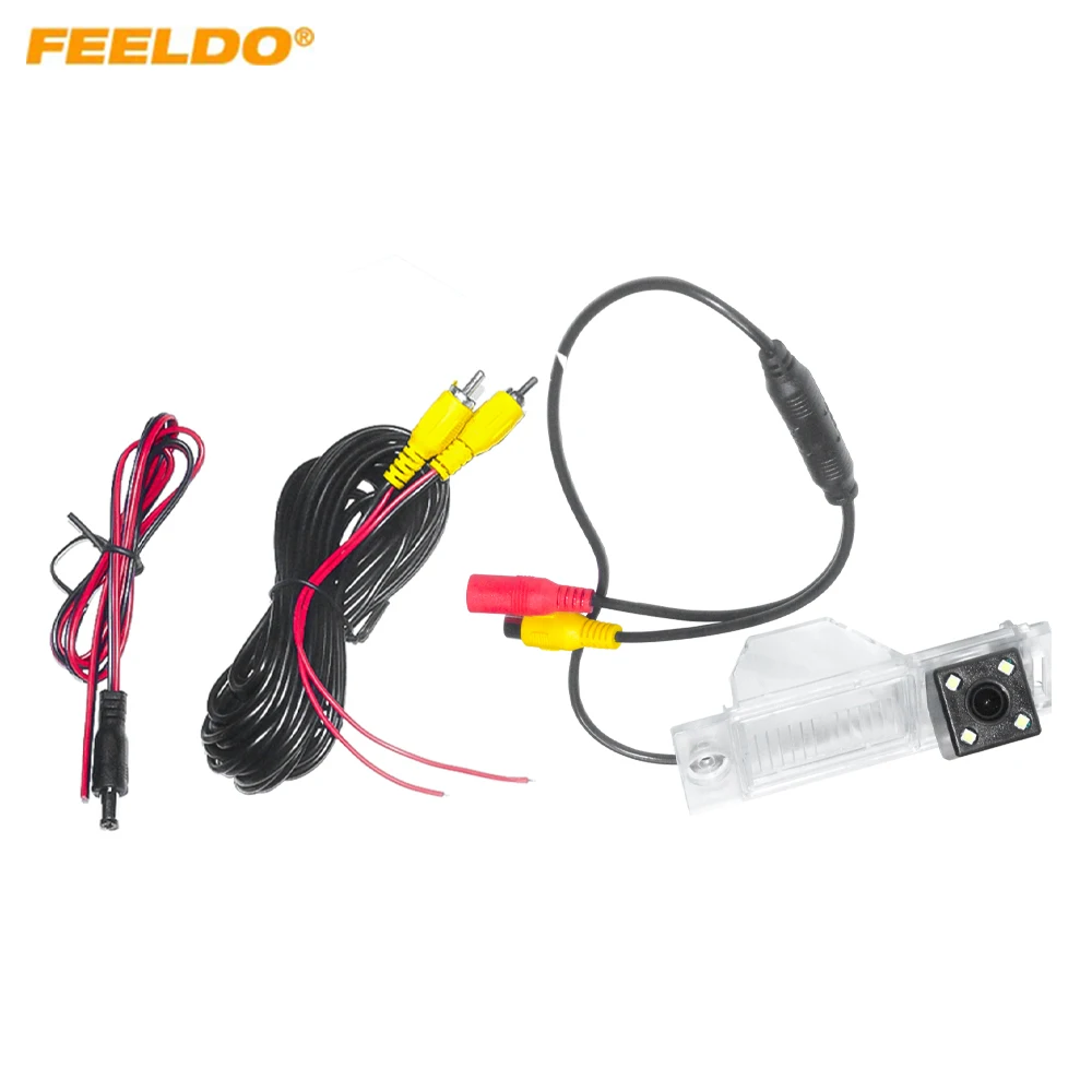 FEELDO Car Backup Rear View Camera With LED For Hyundai IX35 2014 2015 Reversing Park Camera #FD-3158