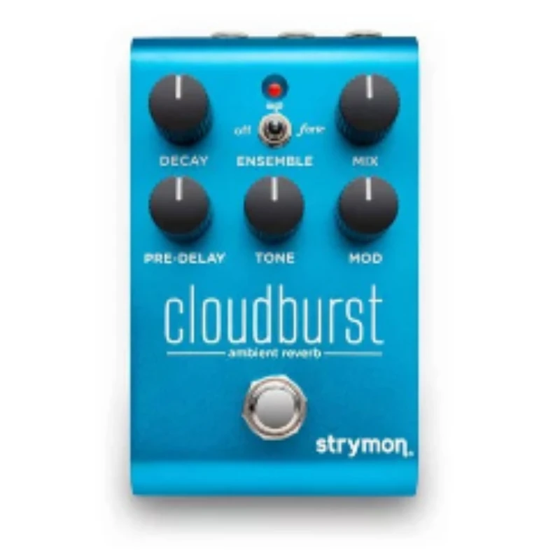 Strymon Cloudburst Ambient Reverb with 32-bit floating point processing and 20Hz to 20kHz frequency response