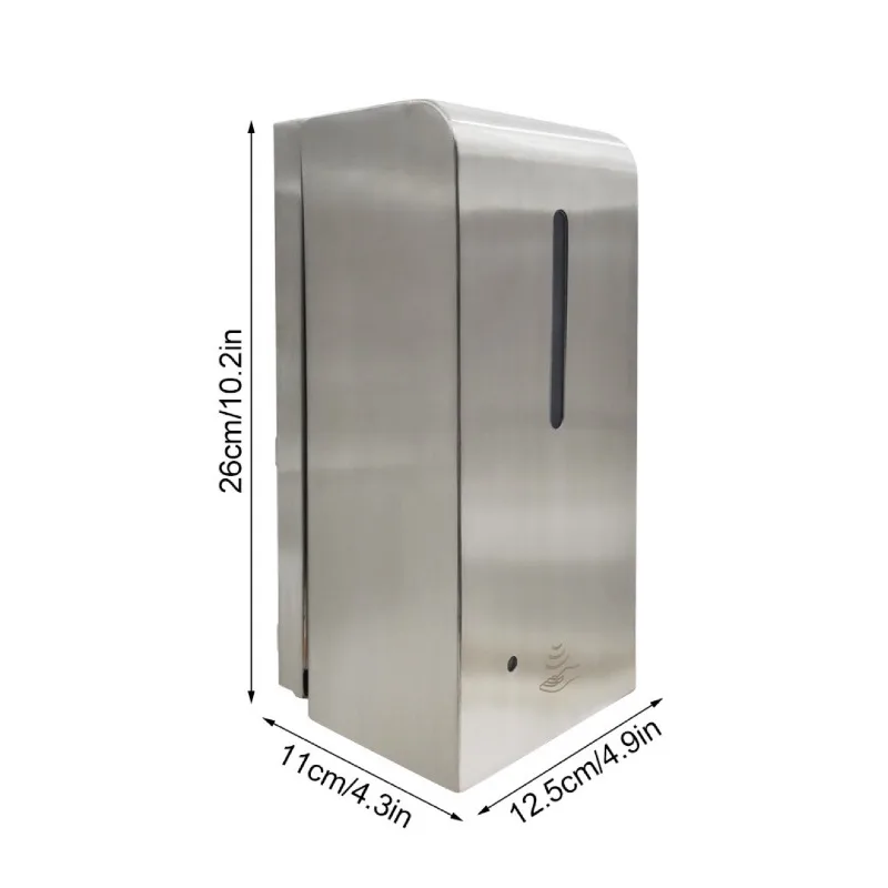1000ml Automatic Induction Soap Dispenser Stainless Steel Large Capacity Hand Washing Machine Automatic Spray Disinfection