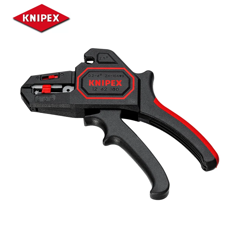 KNIPEX 12 62 180 Automatic Insulation Stripper Lightweight Convenient Wire Stripping Knipex Hand Tools