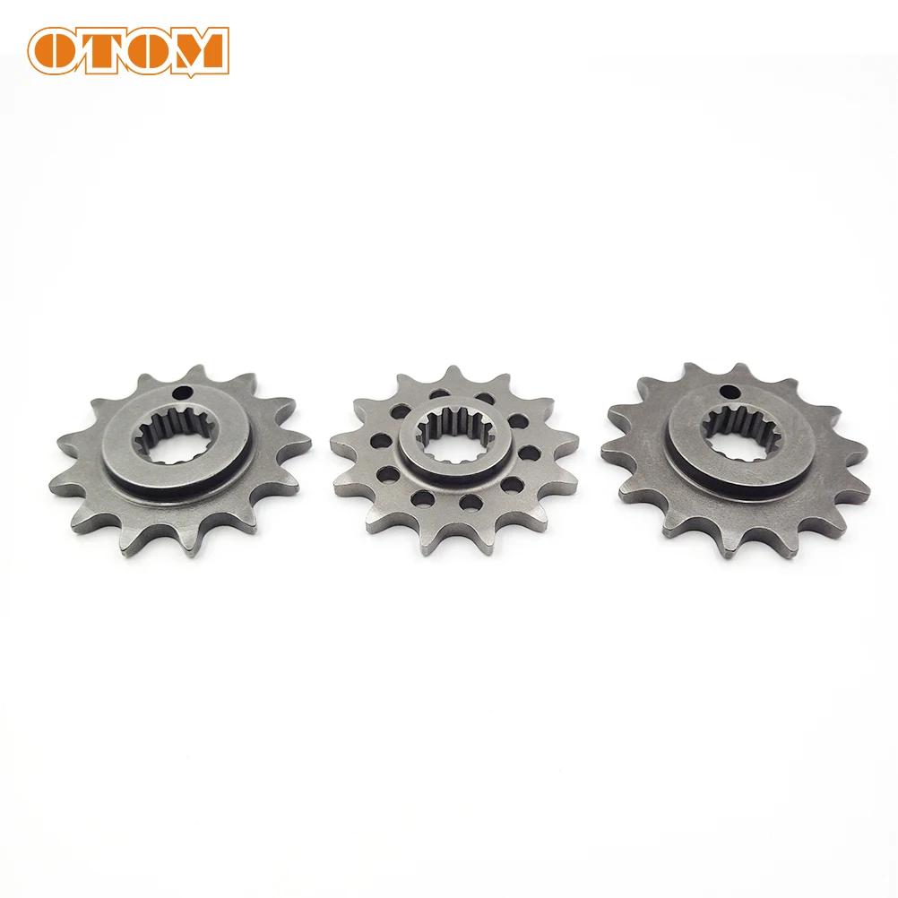 OTOM Motorcycle 520 13T 14T Front Sprocket Engine Chain Wheel Forging For ZONGSHEN NC250 AVANTIS MOTOLAND KAYO BRZ GR8 Off-Road