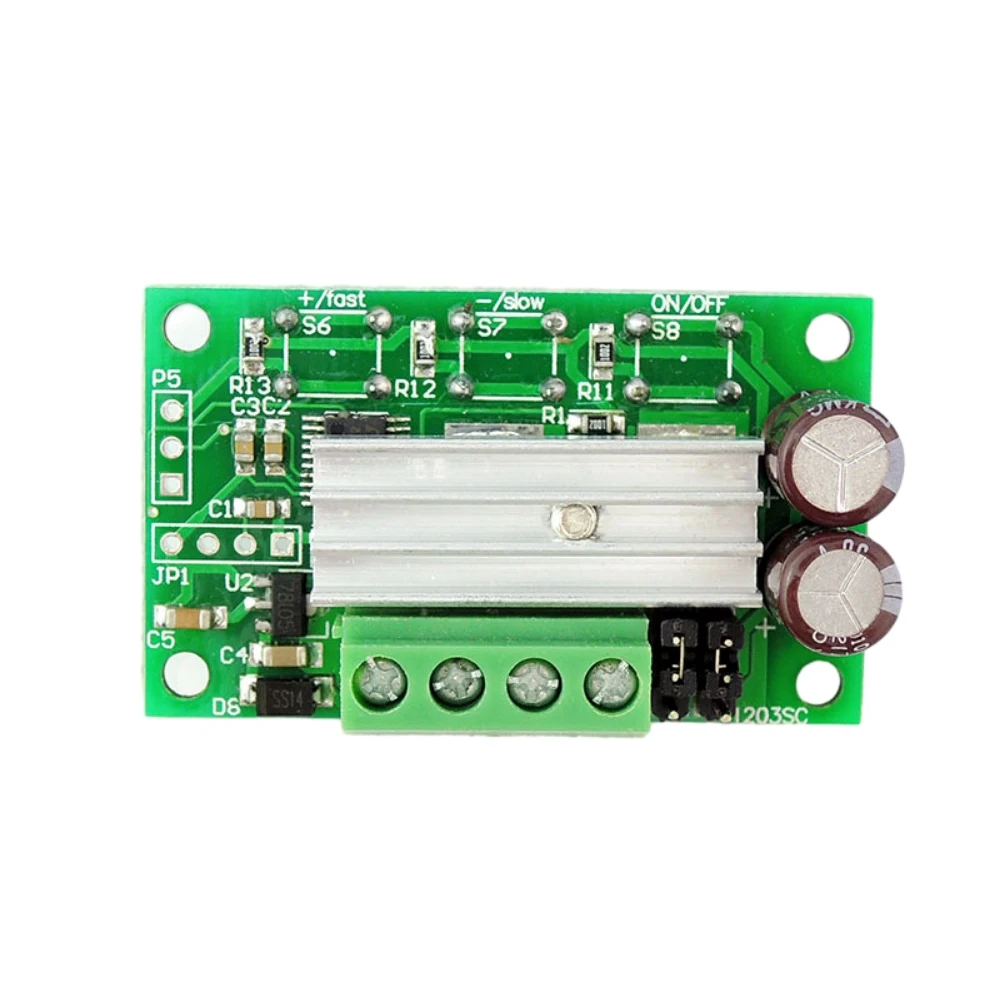 

PWM DC Motor Governor DC6-28V Push-button DC Motor Speed Regulator 2A Motor Speed Controller Touch the Button Motor Governor