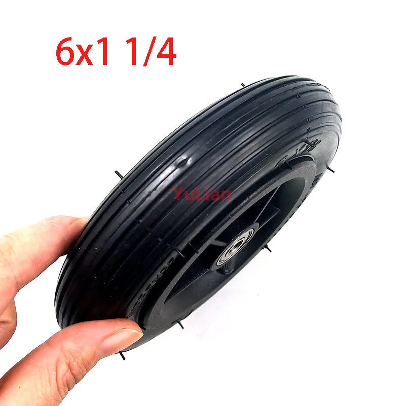 6x1 1/4 tyre 150MM Scooter Inflation Wheel With Hub With Inner Tube Electric Scooter 6 Inch Pneumatic Tire