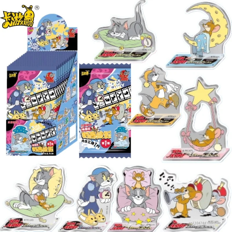 

KAYOU подлинный Tom and Jerry Standee Cheese Mischief Edition 1st Коллекционные карты Аниме Периферийные устройства Детский праздничный подарок