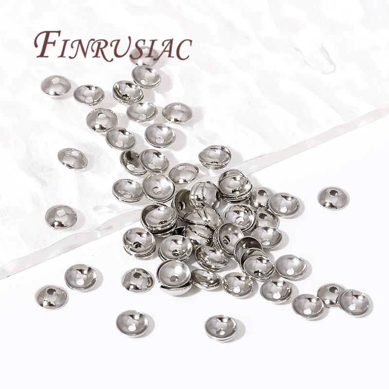 3mm 4mm 14K vergoldetes Messing Runde Perlenkappen für Halskette Armband Schmuckherstellung Zubehör, DIY Zubehör Perlen Spacer Caps – Detail 22