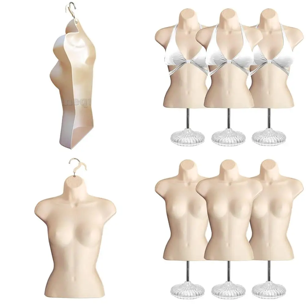 

Hollow Back Mannequin Set with Acrylic Stand and Metal Pole, S-M Sizes (3)