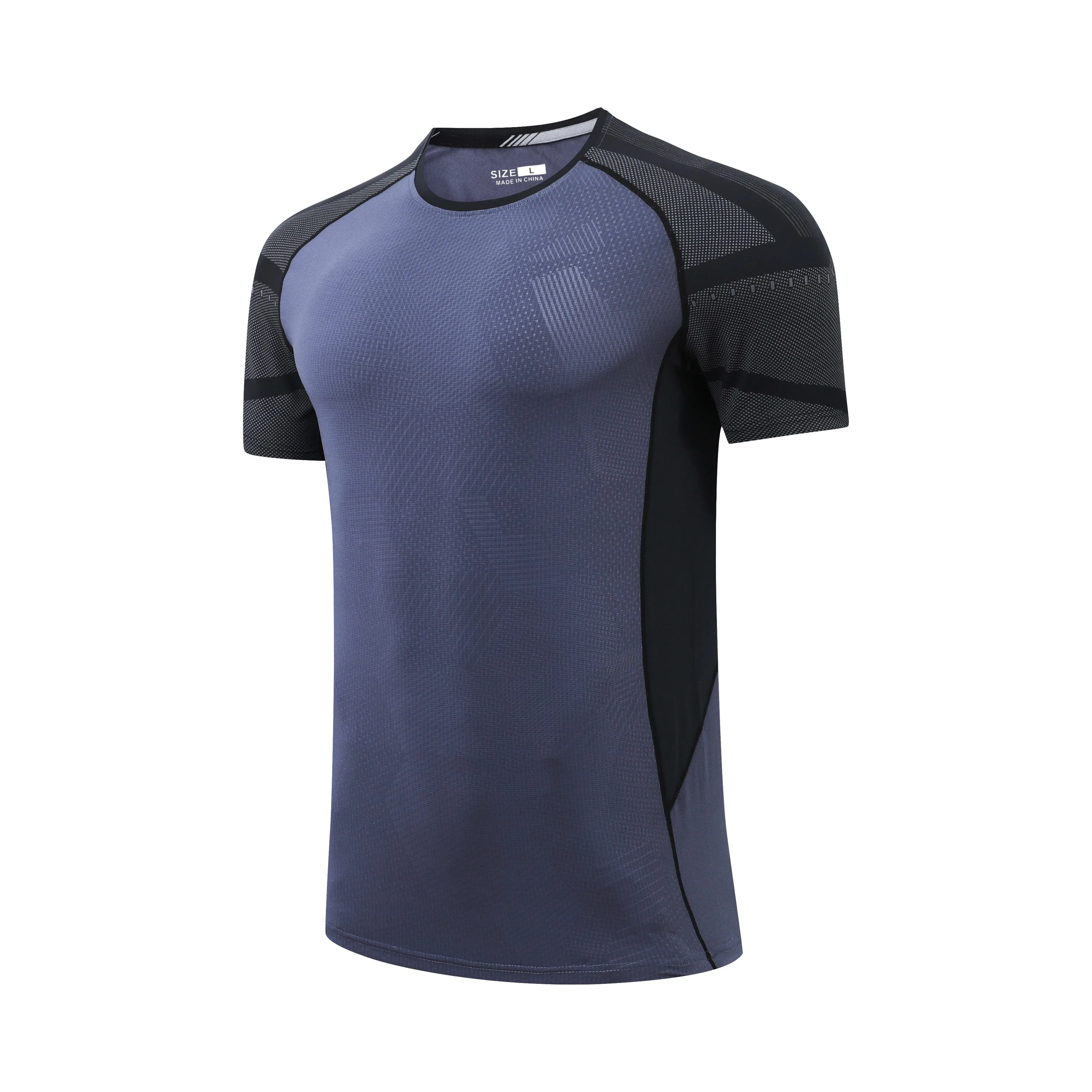 Men Shirts Bodybuilding Sports T-Shirt New Quick Dry Fitness Running Training Tops Lightweight Gym Short Sleeve