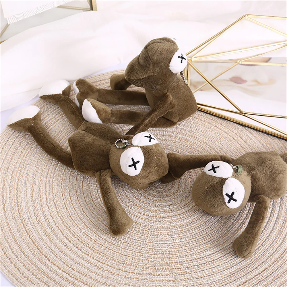 Stuffed Animal Keyring Cute Plush Keychain Backpack Accessory Soft Animal Doll Pendant For Gifts For All Ages Bag Decoration