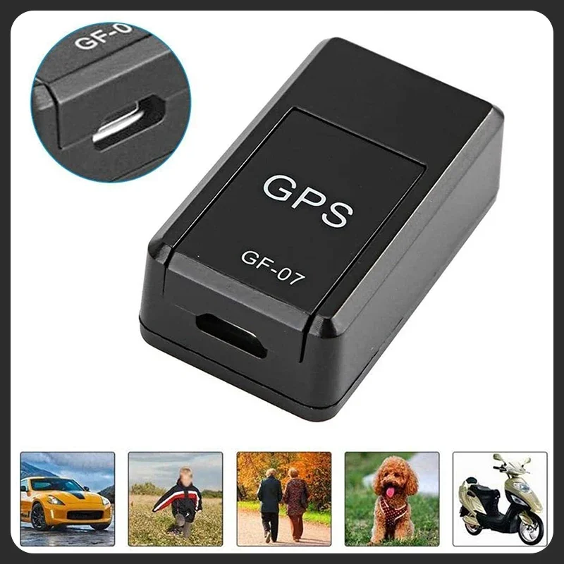 New Mini GF-07 GPS Car Tracker Real Time Tracking Anti-Theft Anti-lost Locator Strong Magnetic Mount SIM Message Positioner