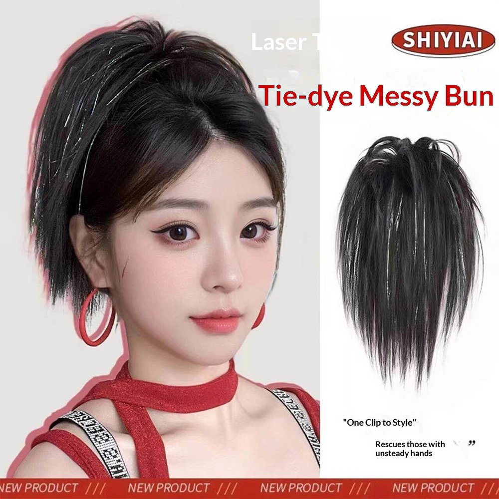 وصلة شعر صناعية بمشبك مخلبي 12 - مراجعة Claw Clip Messy Bun Hair Piece وسعره