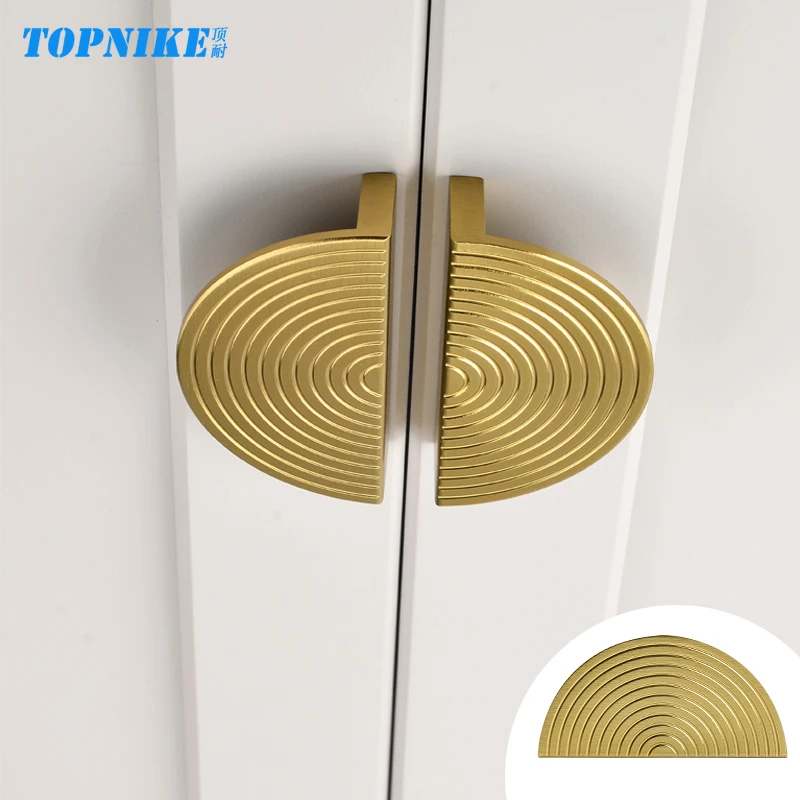 Half Moon Doors Drawers Appliance Pulls Hotel Kitchen Bathroom Cabinet Decoration Half Round Cabinet Handle