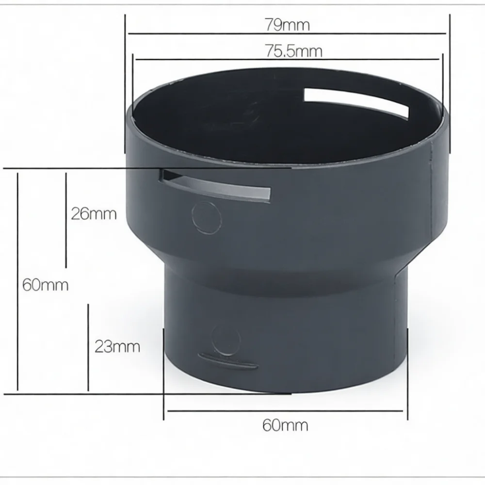 Car Air Ducting Connector Reducer Hose Adapter For Parking Heater Vent Pipe Plastic Fitting Heating System Accessory