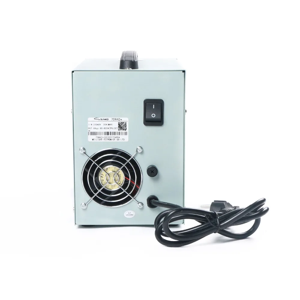 Sunkko 709AD + saldatrice a punti a batteria saldatrice automatica/manuale con saldatura per batteria al litio 18650 1.9 kw