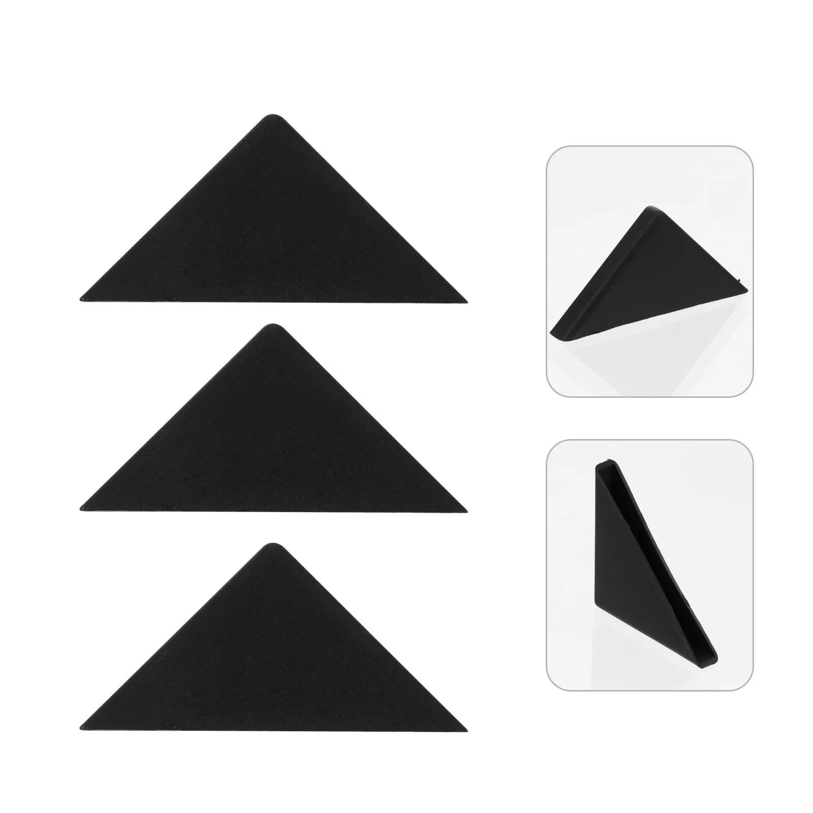 100 個コーナープロテクター黒プラスチック家具ガードテーブルエッジバンパーカバー家庭用安全保護家具コーナー