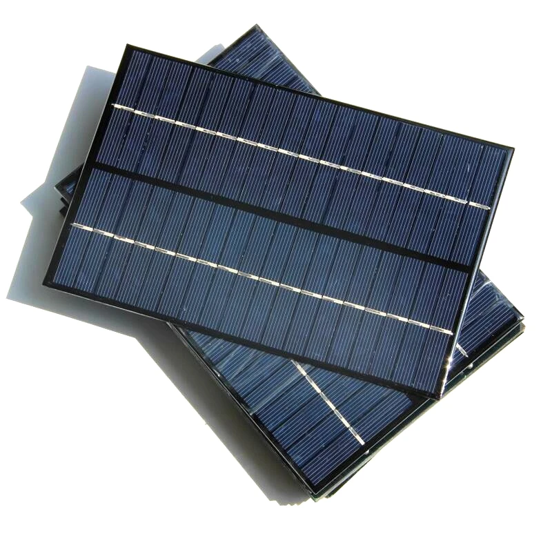 BUHESHUI 4.2W 18V  12V Polycrystalline Solar Cells Solar Panels Solar Module For Charging 12V Battery  System 200*130MM