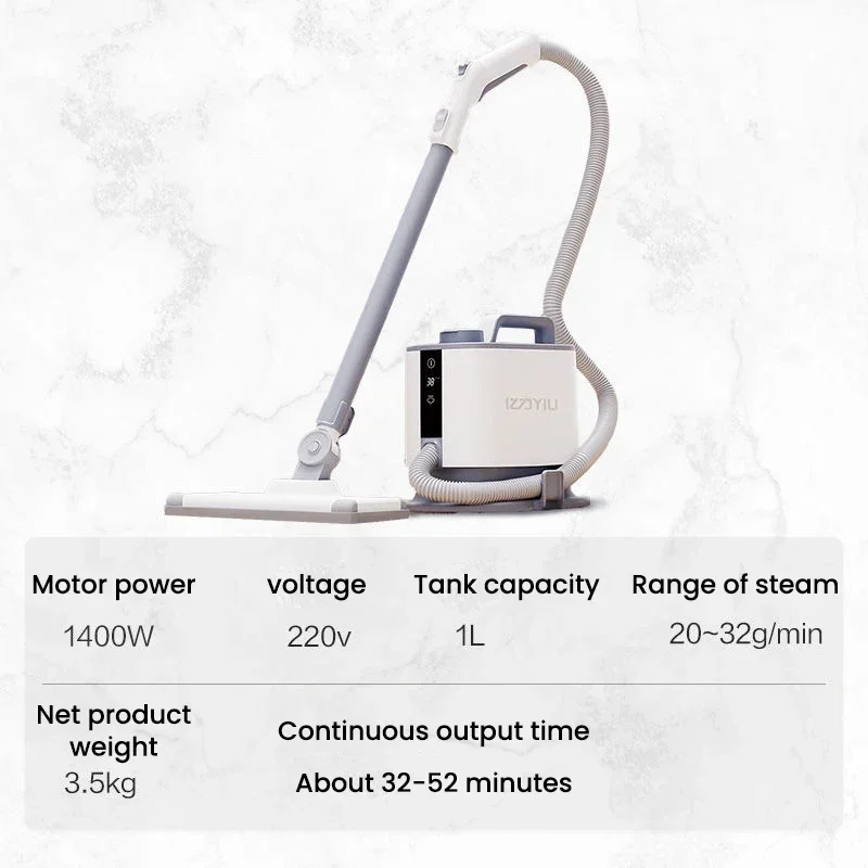 Multifunction Steam Cleaner 1L High Temperature Sterilization Hosuehold Steam Sofa Mop Canister Handheld Canister-Type 1400W