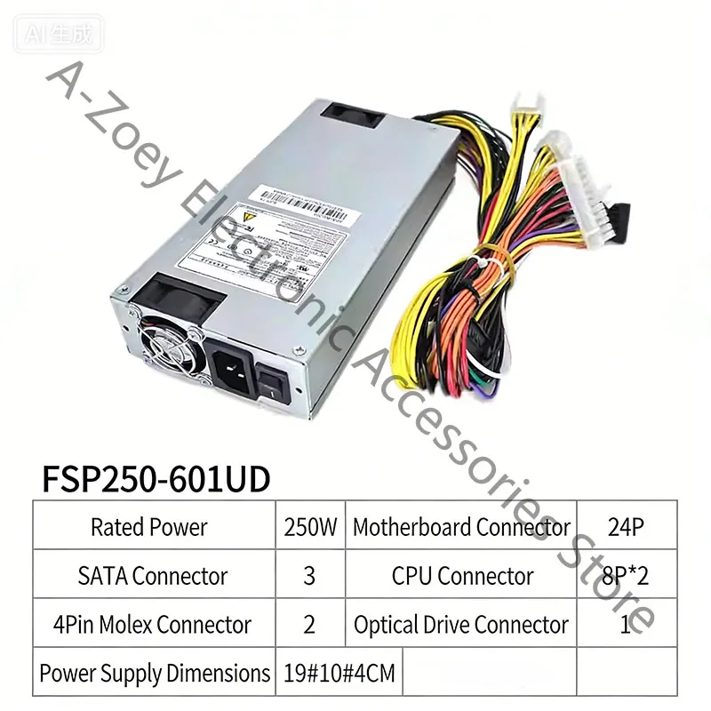 

1U Power Supply FSP250-601UD Universal 1U PSU with -5V for Server Industrial Control PC FSP250-601U