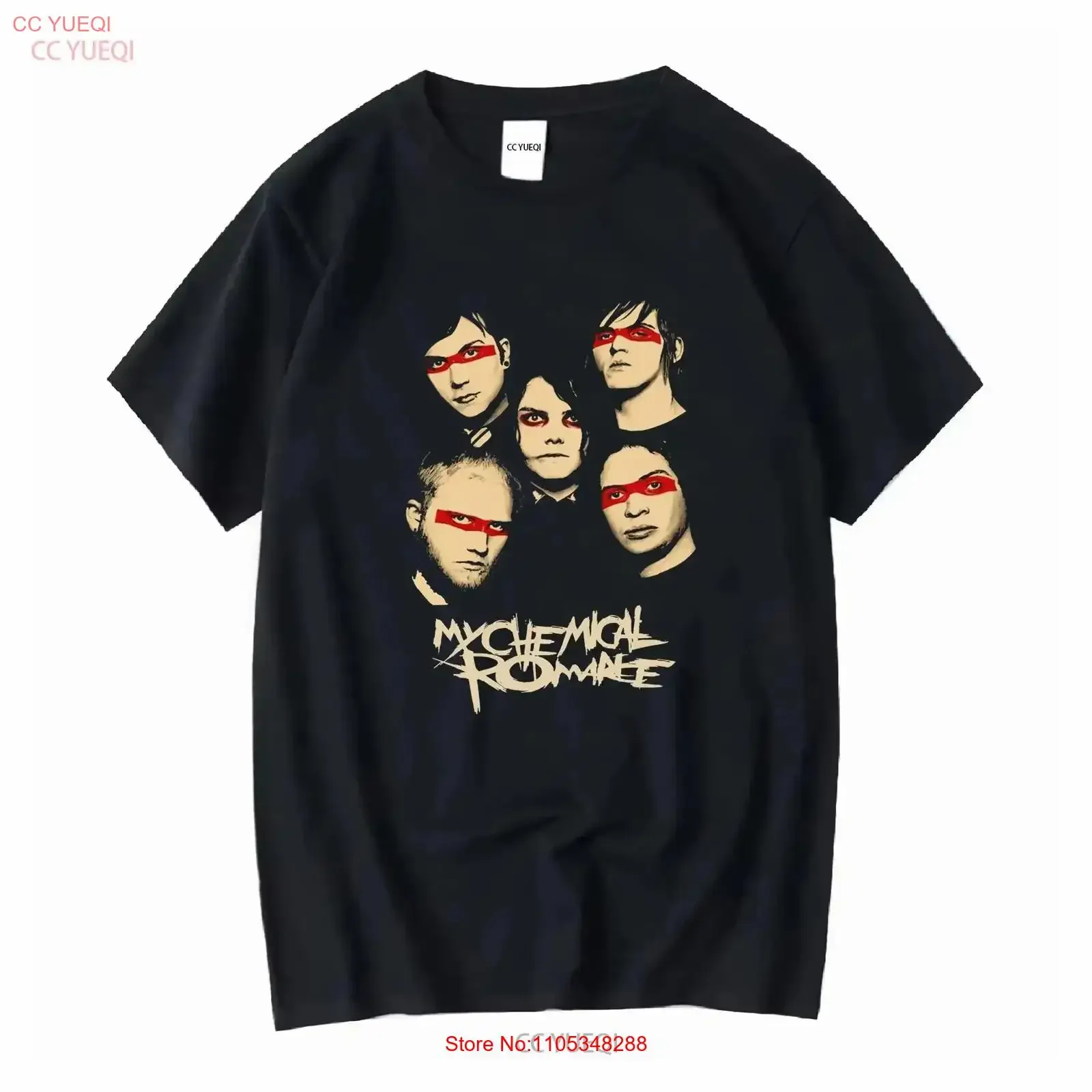 Camiseta Myy Chemical Romance Mcr Gerard Way Ray Toro, Ropa de Diseñador Vintage Lavada, Moda Urbana con Estilo