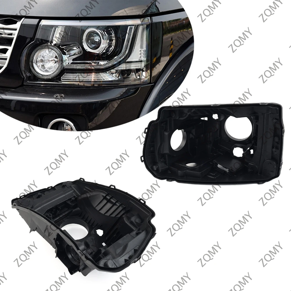 2pcs Headlight Bottom Base Case Housing For Land Rover Discovery 4 LR4 2014 2015 2016