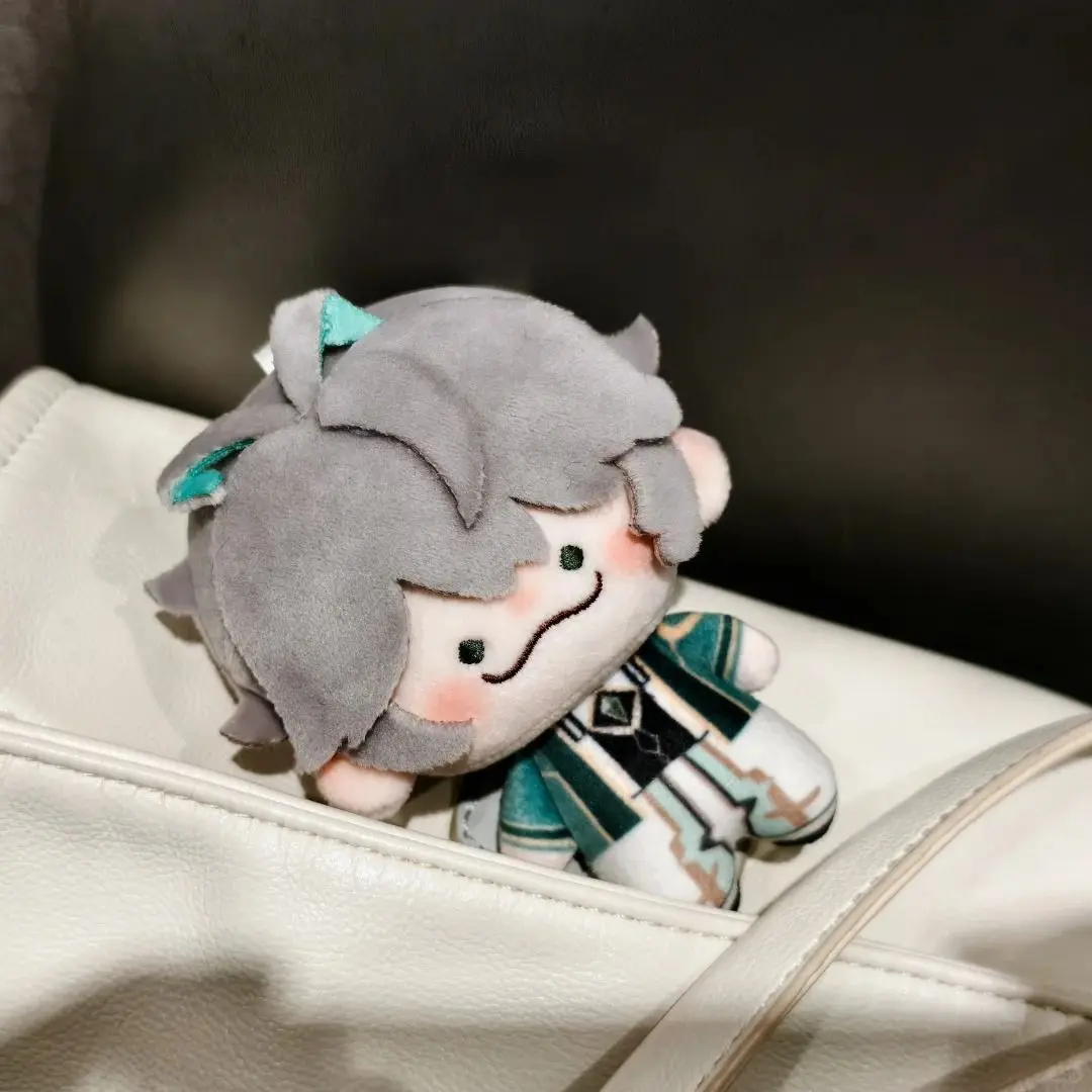 10cm Anime Genshin Impact Alhaitham Plushie Stuffed Doll Alhaitham Cosplay Plush Doll Toys Pendants Keychain Holiday Xmas Gifts