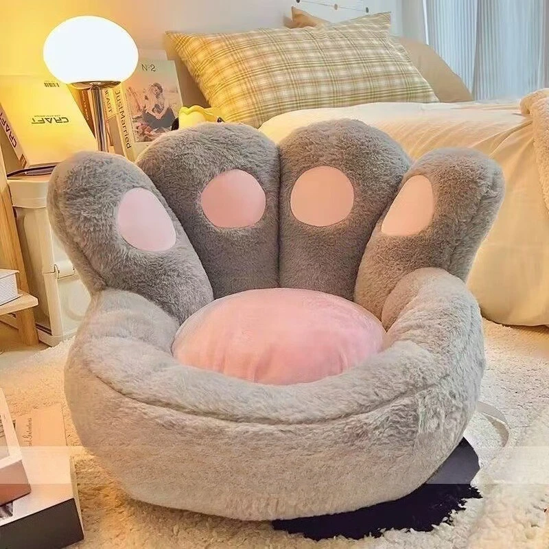 Cat Paw Cushion – Floor Lounge Sofa Pad for Tatami,Bedroom,Bay Window,Office,Thickened Cushion for Prolonged Sitting,Home Carpet