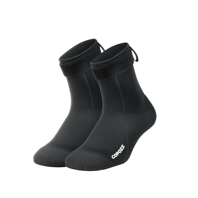 COPOZZ 3MM/5MM néoprène Kevlar chaussettes de plongée anti-dérapant combinaison élasticité bottes de surf séchage rapide Durable natation chaussettes thermiques