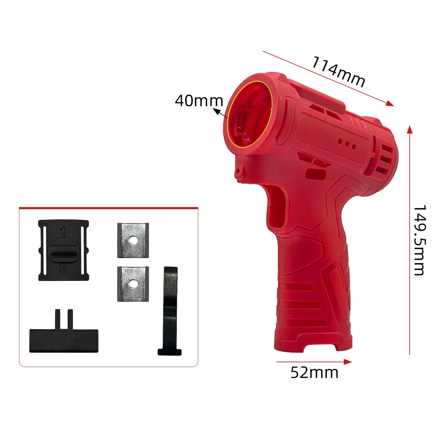 

Replacement Housing 12V Drill Housing DIY Home Projects Lightweight Compact Design Quick Replacement DIY Repair Part