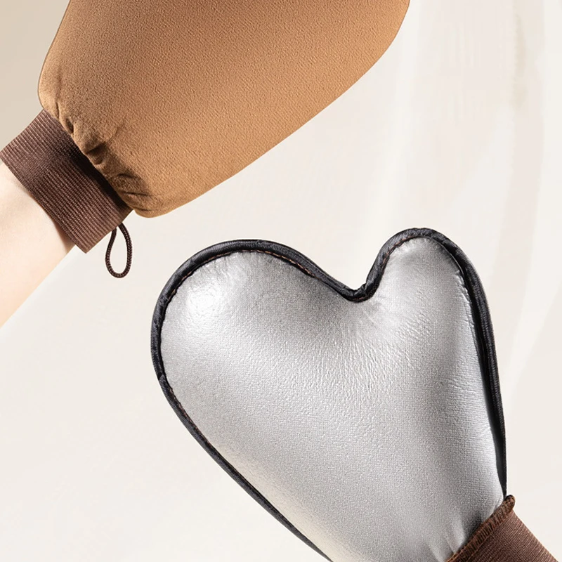 Guante reutilizable para dedo, guante de autobronceador corporal, aplicador, crema, loción, Mousse, limpieza corporal, autobronceador
