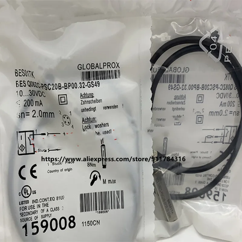 New High Quality Balluff proximity switch BES Q08ZC-POC20B-BV06 Q08ZC-POC20B-BV03 Q08ZC-POC20B-BV02