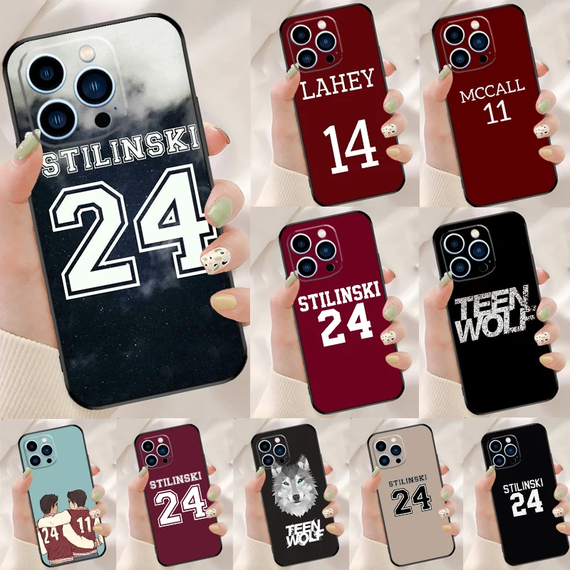 Teen Wolf Stilinski 24 McCALL 11 Phone Case For iPhone 15 14 11 13 Pro 12 Pro X XR XS Max Plus Protection Back Case Cover