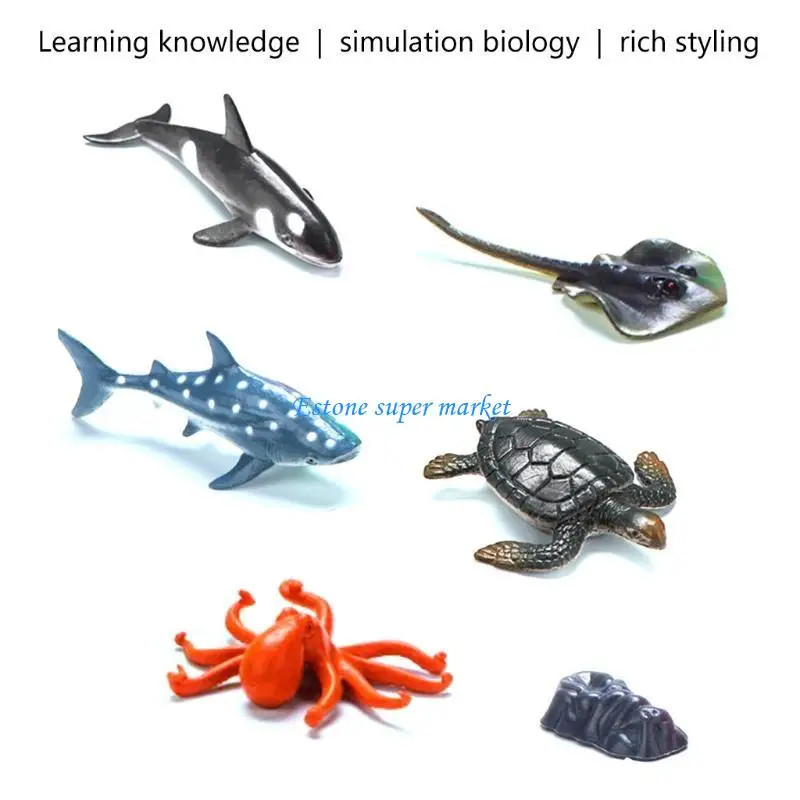 090B 模擬 PVC 製海洋動物おもちゃプレゼント面白いおもちゃグッズギフト