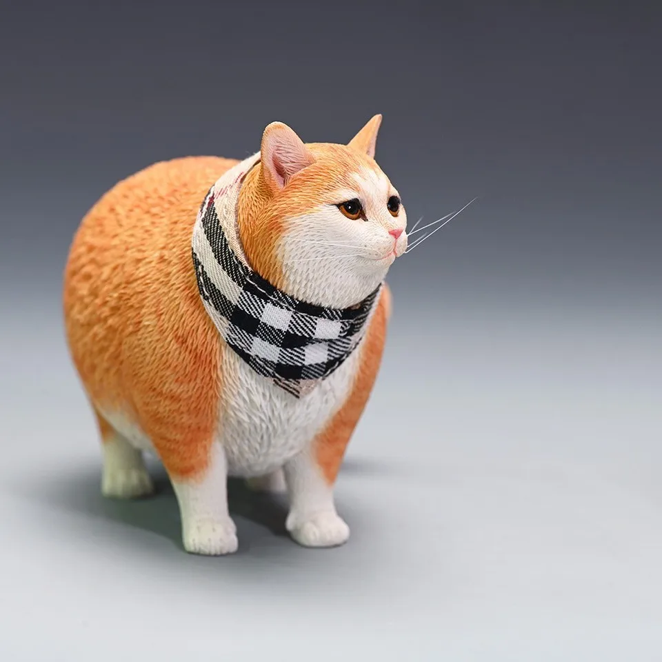 Change head fat cat model, simulate cute and interesting cute pet cat animal tide play ornament periphery