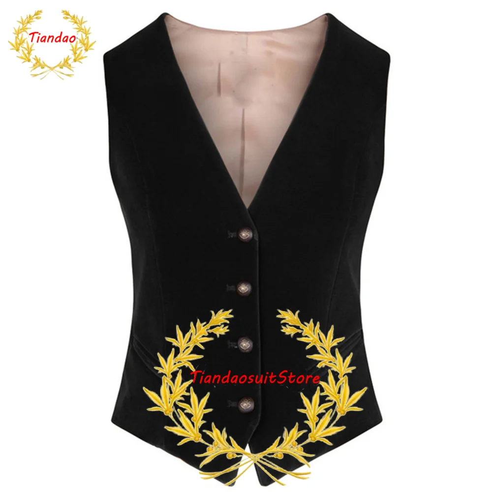 

Women's Suit Vest V-Neck Sleeveless Jacket Workwear Lady Velvet Waistcoat Ladies Formal Coat